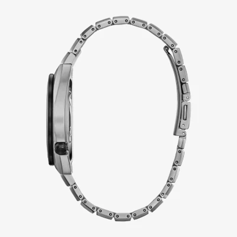 Citizen Black Panther Marvel Mens Silver Tone Bracelet Watch Aw1668-50w