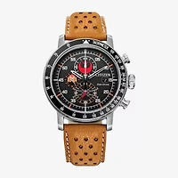 Citizen Rebel Pilot Star Wars Mens Orange Leather Strap Watch Ca0761-06w