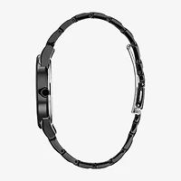 Citizen Mickey Mouse Mickey Mouse Mens Black Stainless Steel Bracelet Watch Au1095-57w