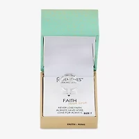 Footnotes Faith Womens Sterling Silver Cross Bypass  Band