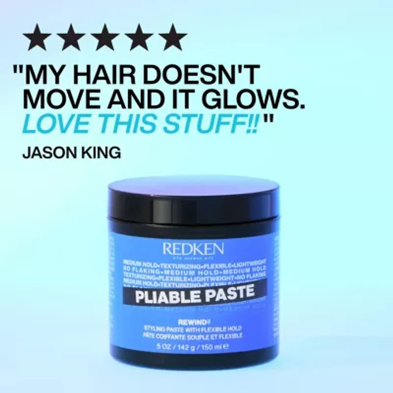 Redken Styling Pliable Paste Jar Hair Paste 5 oz.