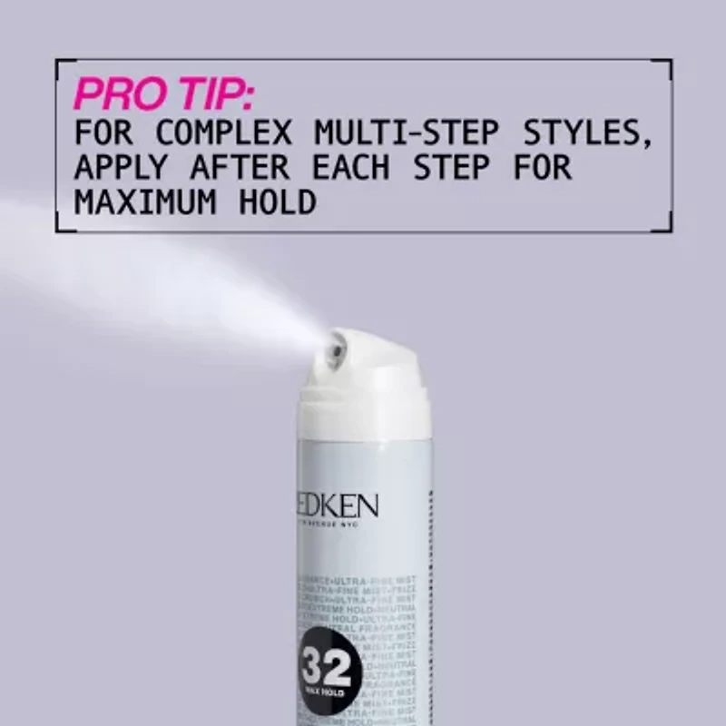 Redken Styling Max Hold Spray Neutral Fragrance Hair Spray 9.1 oz.