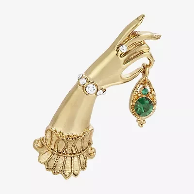 1928 Gold-Tone Green Pin