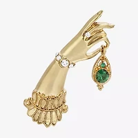 1928 Gold-Tone Green Pin