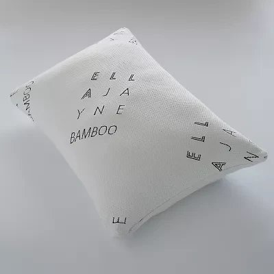 Ella Jayne Rayon Shredded Memory Foam Pillow, Adjustable Density, with Extra Fill and Carry Pouch