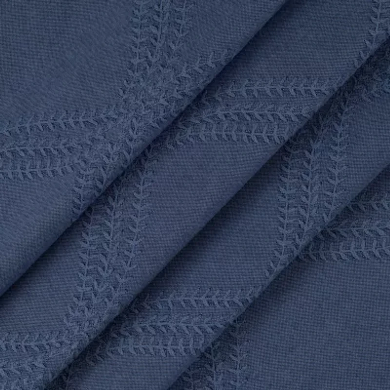 Fieldcrest Heritage Davina Intertwining Vines Grommet Top Energy Saving 100% Blackout Single Curtain Panel