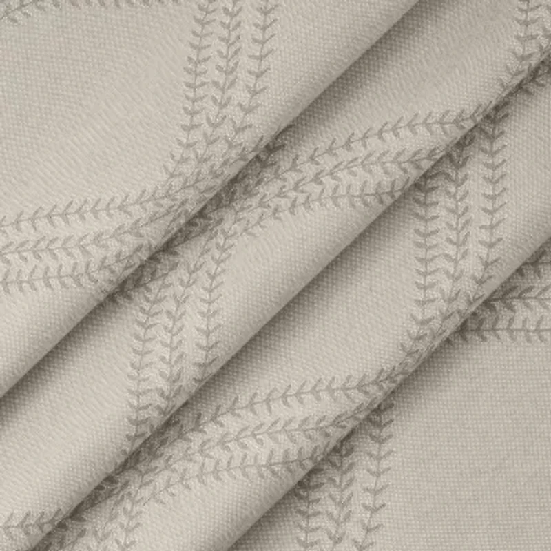 Fieldcrest Heritage Davina Intertwining Vines Grommet Top Energy Saving 100% Blackout Single Curtain Panel