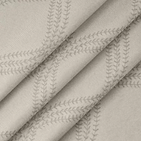 Fieldcrest Heritage Davina Intertwining Vines Grommet Top Energy Saving 100% Blackout Single Curtain Panel
