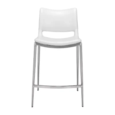 Zuo Modern Ace 2-pc. Counter Height Upholstered Bar Stool
