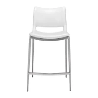 Zuo Modern Ace 2-pc. Counter Height Upholstered Bar Stool