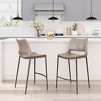 Ace 2-pc. Counter Height Upholstered Bar Stool