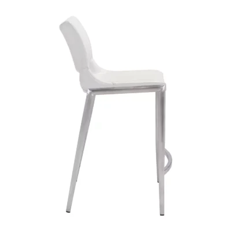 Zuo Modern Ace 2-pc. Counter Height Upholstered Bar Stool