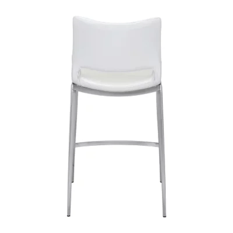 Zuo Modern Ace 2-pc. Counter Height Upholstered Bar Stool