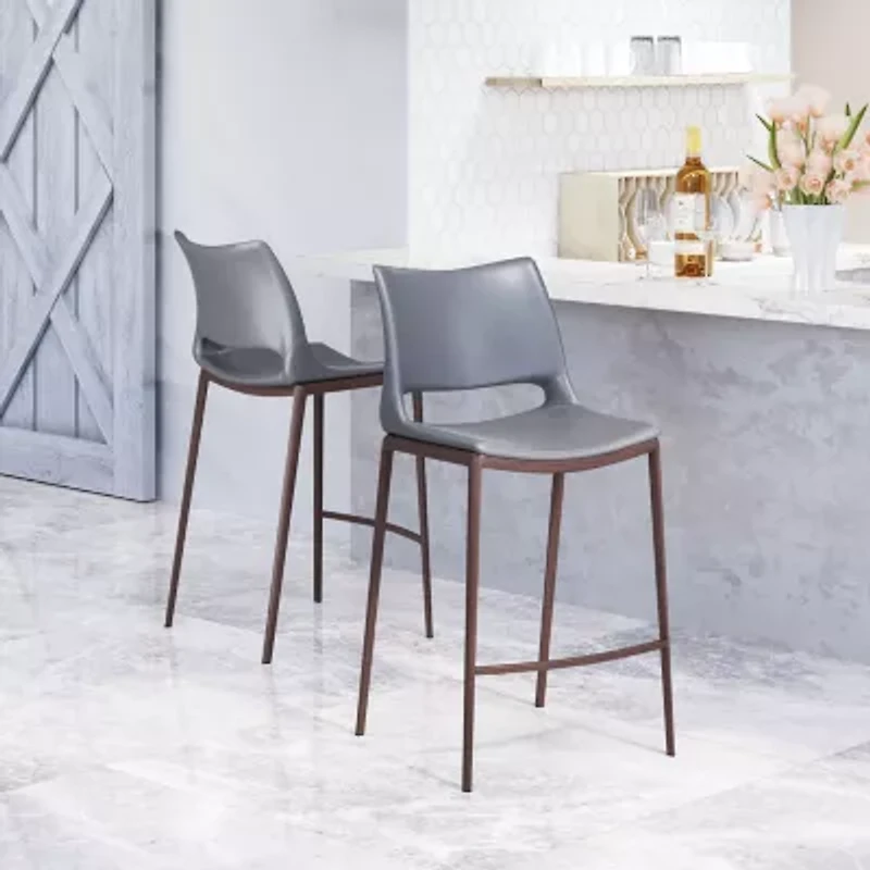 Ace 2-pc. Counter Height Upholstered Bar Stool