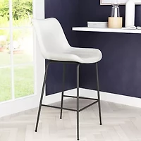 Byron Counter Height Upholstered Bar Stool