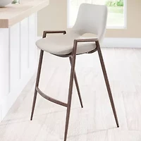 Desi 2-pc. Counter Height Upholstered Bar Stool