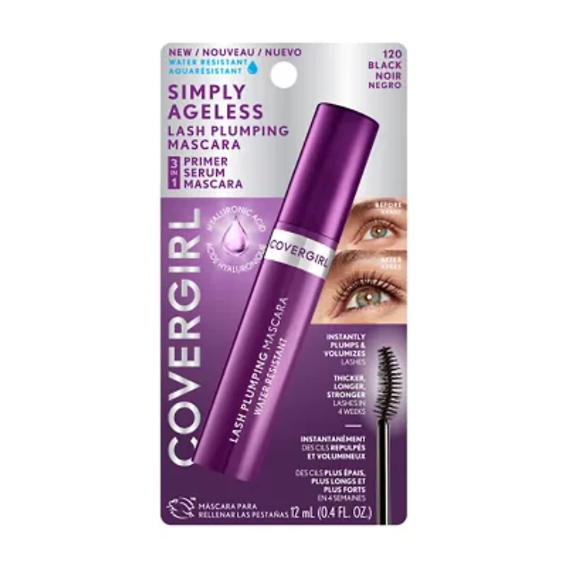 Covergirl Simply Ageless Lash Plumping Mascara Water Resistant
