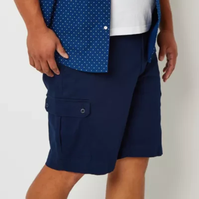 St. John's Bay Big and Tall Mens Stretch Fabric Cargo Short
