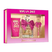 Juicy Couture Viva La Juicy Eau De Parfum 3.4 Oz 3-Pc Gift Set ($158 Value)