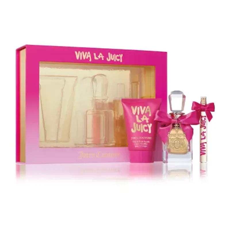 Juicy Couture Viva La Juicy 1.7 Oz Eau De Parfum 3-Pc Gift Set ($138 Value)