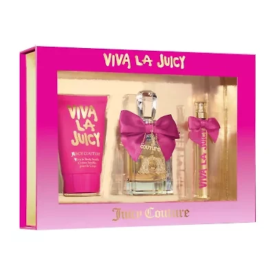 Juicy Couture Viva La Juicy 1.7 Oz Eau De Parfum 3-Pc Gift Set ($138 Value)