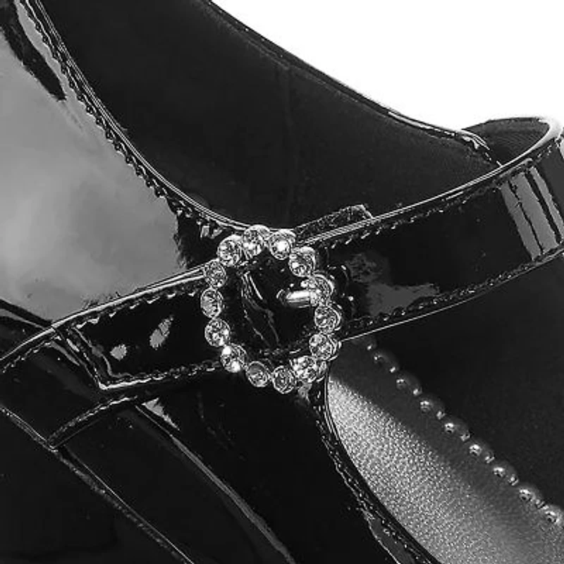 Christie & Jill Heart Little Big Kid Girls Round Mary Jane Shoes