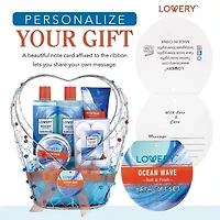 Lovery Ocean Wave Home Spa Kit - 11pc Jeweled Heart Set