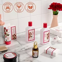 Lovery Red Rose Home Spa Basket - 35pc Bath And Body Set