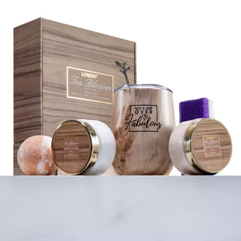 Lovery Tea Blossom Care Package - 8pc Personalized Gift Set