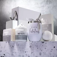 Lovery Personalized Wine Gifts - 9pc Inspirational Bath Set
