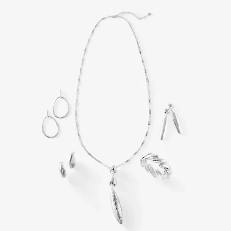 Worthington Silver Tone Womens Stretch Bracelet