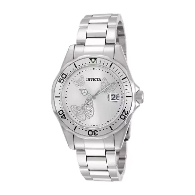 Invicta Womens Silver Tone Stainless Steel Bracelet Watch 12503