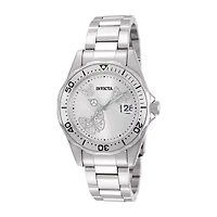 Invicta Womens Silver Tone Stainless Steel Bracelet Watch 12503