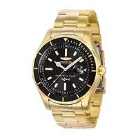 Invicta Mens Gold Tone Stainless Steel Bracelet Watch 35593