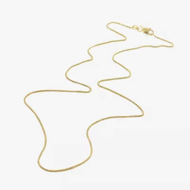 Made in Italy 14K Gold Over Silver 16" Box Chain Necklace