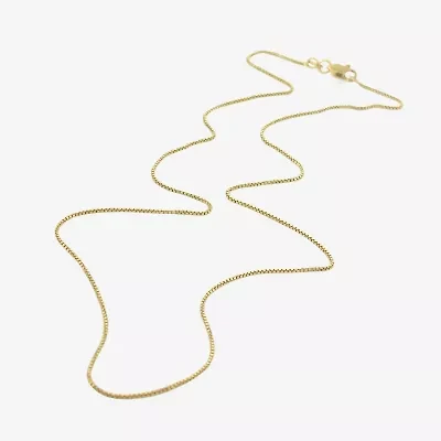 Made in Italy 14K Gold Over Silver 16" Box Chain Necklace