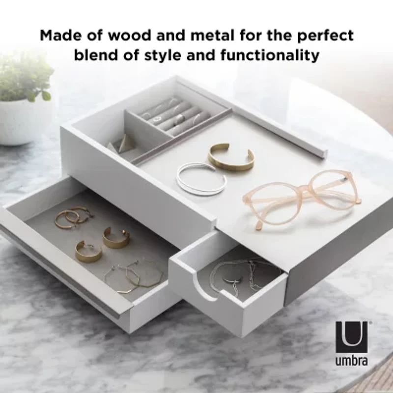 Umbra Stow-It 2-Drawer 2-Compartment Drawer Storage