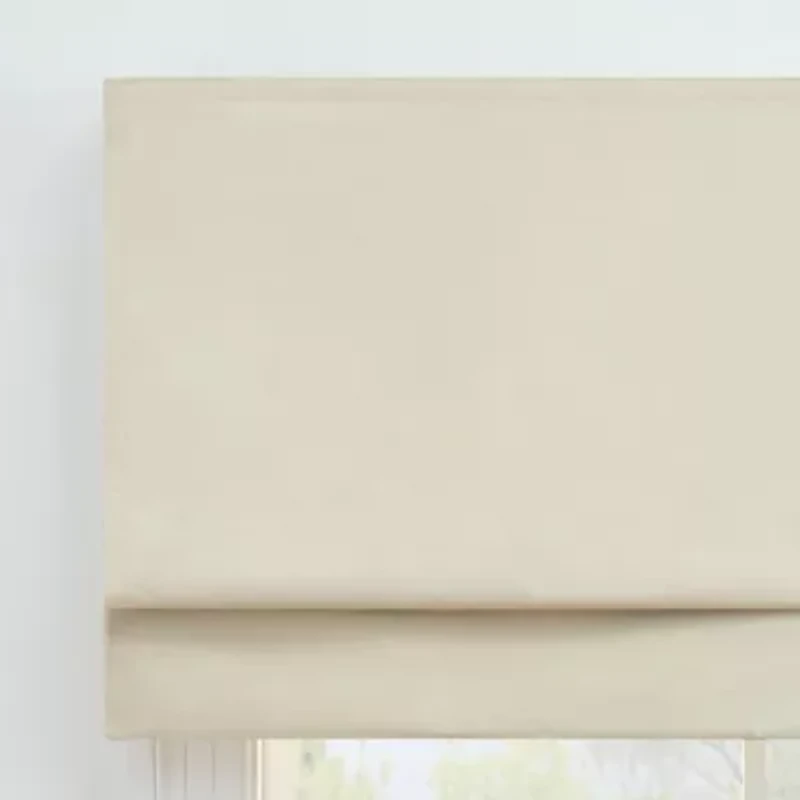 Eclipse Faux Silk Energy Saving Cordless Blackout Roman Shade