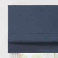 Eclipse Faux Silk Energy Saving Cordless Blackout Roman Shade