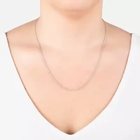 Silver Treasures Made Italy Sterling 18-30" Rope Chain Necklace