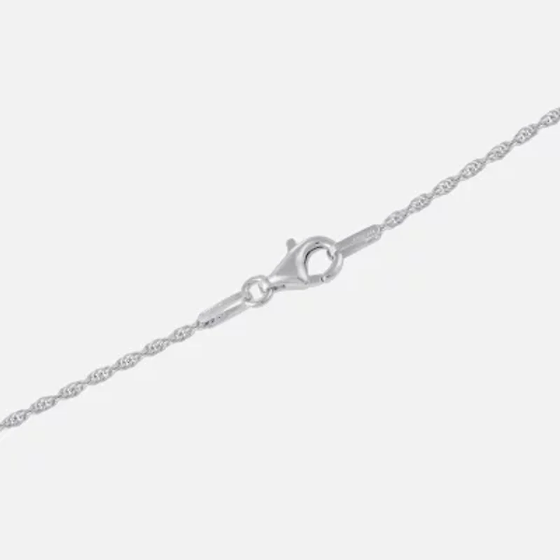 Silver Treasures Made Italy Sterling 18-30" Rope Chain Necklace