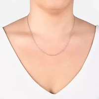 Silver Treasures Womens Sterling Silver 18 Inch Paperclip Chain Necklace