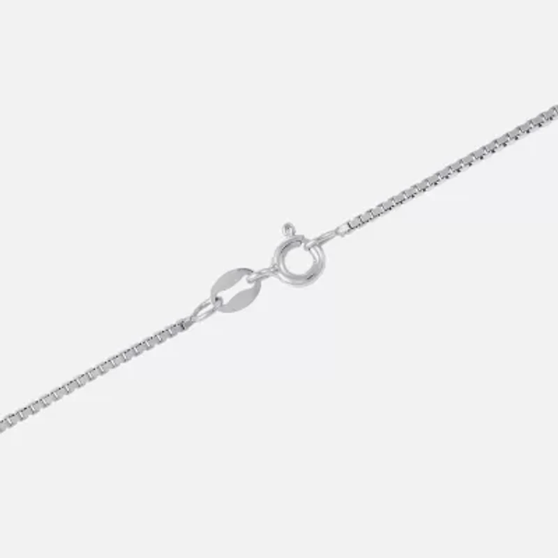 Silver Treasures Made In Italy Sterling Silver 16-30" Box Chain Necklace