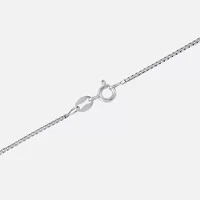 Silver Treasures Made In Italy Sterling Silver 16-30" Box Chain Necklace