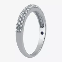 I Said Yes (H-I / I1) Womens 1/5 CT. Lab Grown White Diamond Sterling Silver Anniversary Wedding Band