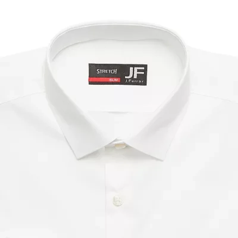 J. Ferrar Ultra Comfort Mens Regular Fit Easy Care Stretch Fabric Long Sleeve Dress Shirt
