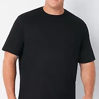 St. John's Bay Super Soft Mens Crew Neck Short Sleeve Quick Dry Big and Tall T-Shirt