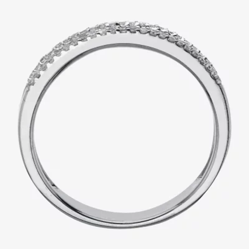 2MM 1/4 CT.T.W. Natural Diamond 10K Gold Anniversary Wedding Band