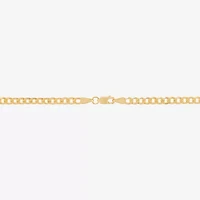 Unisex Adult 14K Gold 20 Inch Curb Chain Necklace