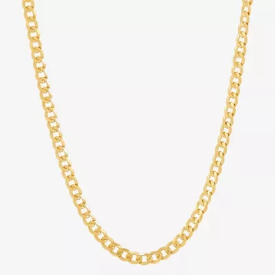 Unisex Adult 14K Gold 20 Inch Curb Chain Necklace